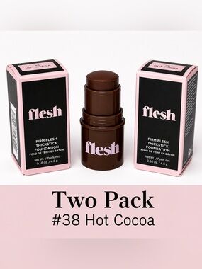 TWO PACK Flesh Firm Flesh Thickstick Foundation by Revlon Hot Cocoa #38